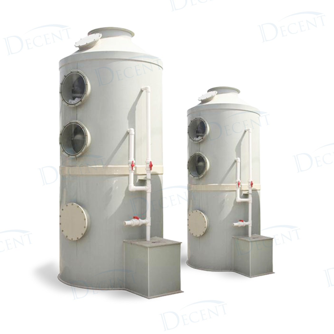 DECENT Acid Fume Scrubber Back View