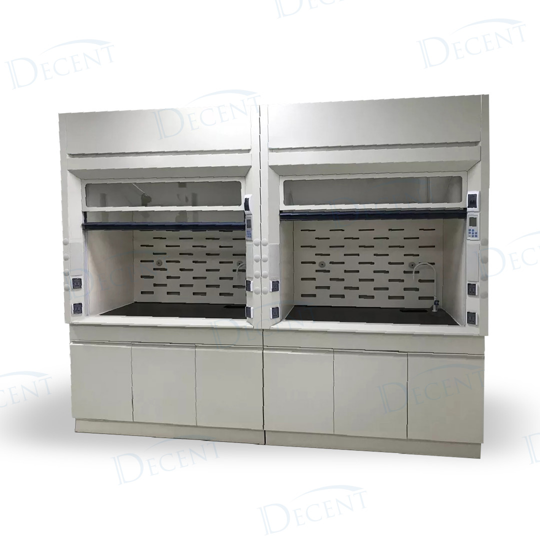 DECENT Laboratory All Steel Fume Hood Silver Color