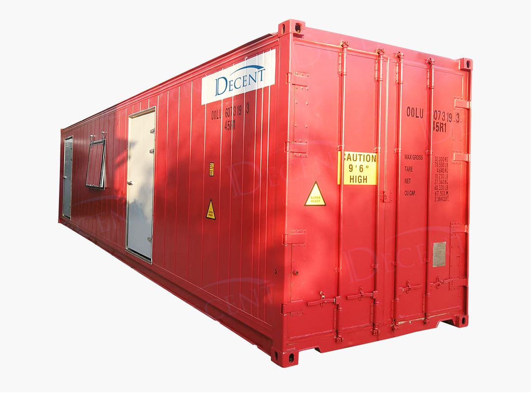 Decent containerized laboratory